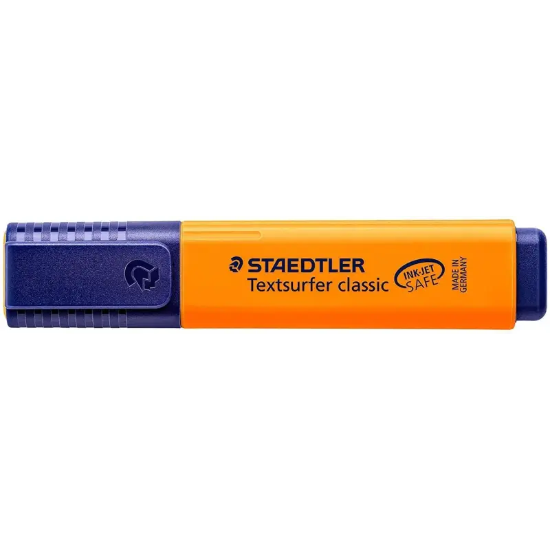 Staedtler Textsurfer Classic 364 Marcador Fluorescente - Punta Biselada - Trazo entre 1 - 5mm - Tinta con Base de Agua - Color N
