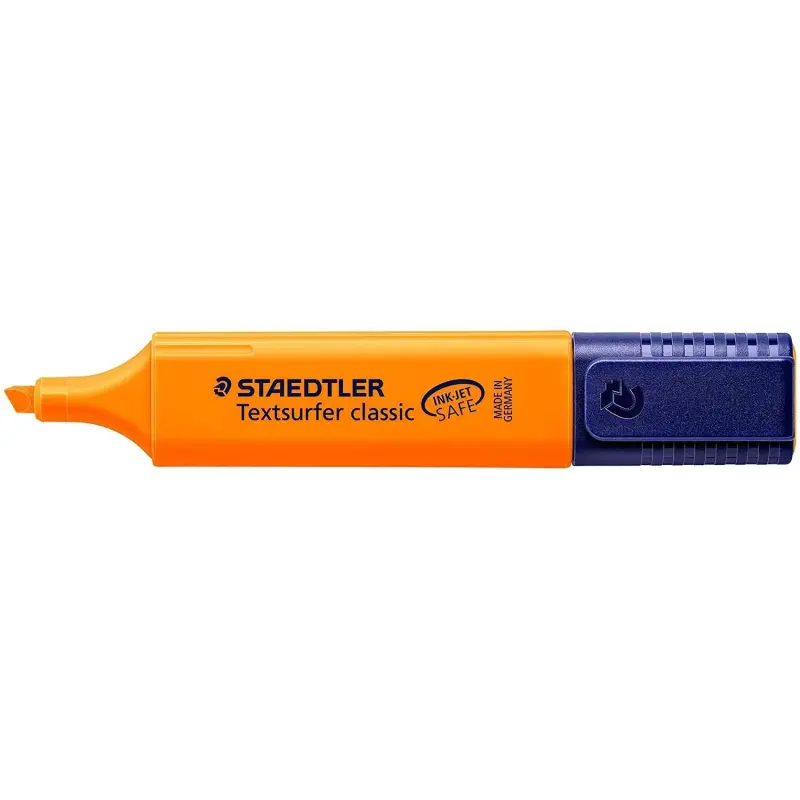 Staedtler Textsurfer Classic 364 Marcador Fluorescente - Punta Biselada - Trazo entre 1 - 5mm - Tinta con Base de Agua - Color N