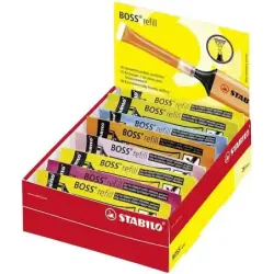 Stabilo Boss 70 Recarga de 3ml para Marcador Fluorescente - Tinta con Base de Agua - Colores Surtidos | Ahorro Imprimiendo