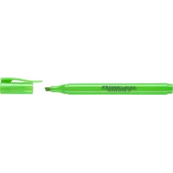 Faber-Castell Textliner 38 Marcador Fluorescente - Cuerpo Fino - Punta Biselada - Trazo Grueso y Fino - Tinta con Base de Agua -