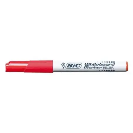 Bic Velleda 1741 Marcador para Pizarra - Punta de 4.5 mm - Trazo 1.4mm - Tinta con Base de Acetona - Borrado Optimo - Larga Dura