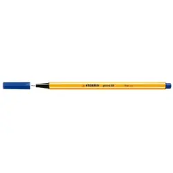 Stabilo Point 88 Rotulador de Punta Fina de Fibra - Trazo de 0.4 mm - Tinta con Base de Agua - Color Azul Oscuro | Ahorro Imprim