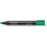 Staedtler Lumocolor 350 Rotulador Permanente - Punta Biselada 2-5mm aprox. - Tinta Base de Alcohol - Secado Rapido - Color Verde