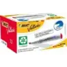 Bic Velleda 1751 ECOlutions Marcadores para Pizarra - Punta Biselada - Trazo entre 3mm y 5.5mm - Tinta con Base de Alcohol - Eco