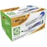 Bic Velleda 1751 ECOlutions Marcadores para Pizarra - Punta Biselada - Trazo entre 3mm y 5.5mm - Tinta con Base de Alcohol - Eco