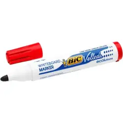 Bic Velleda 1701 ECOlutions Marcadores para Pizarra - Punta Redonda - Trazo de 1.5 mm - Tinta con Base de Alcohol - Ecologico -