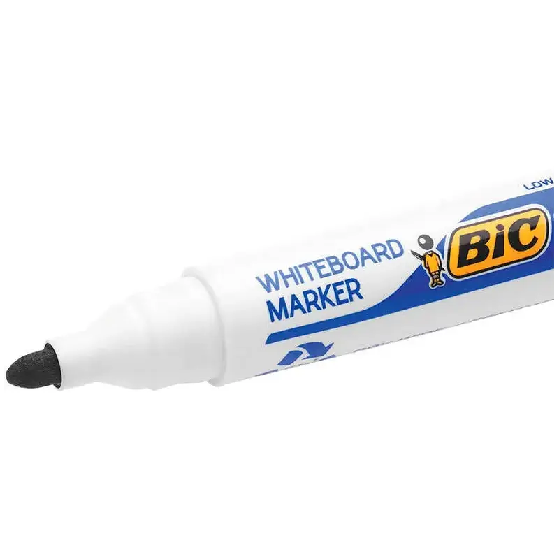 Bic Velleda 1701 ECOlutions Marcadores para Pizarra - Punta Redonda - Trazo de 1.5 mm - Tinta con Base de Alcohol - Ecologico -