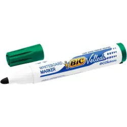 Bic Velleda 1701 ECOlutions Marcadores para Pizarra - Punta Redonda - Trazo de 1.5 mm - Tinta con Base de Alcohol - Ecologico -