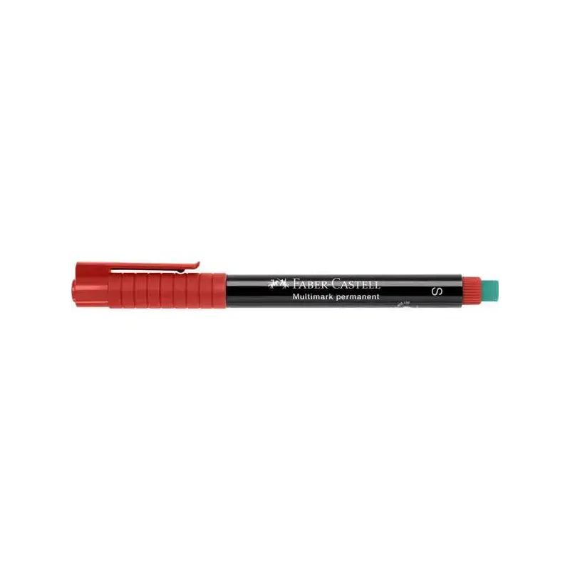 Faber-Castell Multimark Rotulador Permanente - Ancho de Trazo 0.4mm - Goma de Borrar Integrada - Resistente a la Luz y al Agua -