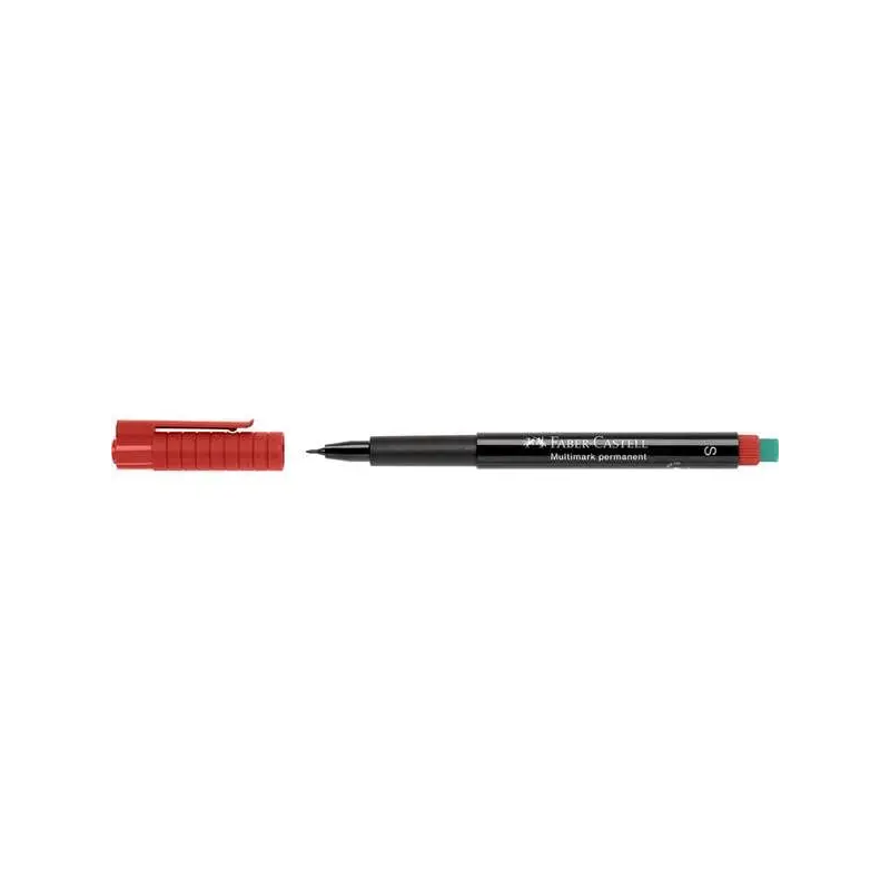 Faber-Castell Multimark Rotulador Permanente - Ancho de Trazo 0.4mm - Goma de Borrar Integrada - Resistente a la Luz y al Agua -