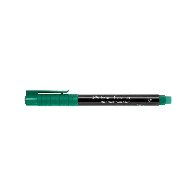 Faber-Castell Multimark Rotulador Permanente - Ancho de Trazo 0.4mm - Goma de Borrar Integrada - Resistente a la Luz y al Agua -