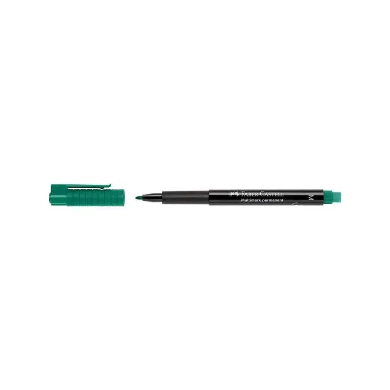 Faber-Castell Multimark Rotulador Permanente - Ancho de Trazo 1mm - Goma de Borrar Integrada - Resistente a la Luz y al Agua - C