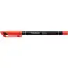 Stabilo OHPen Rotulador Permanente - Punta Superfina - Trazo de 0.4mm - Agarre Antideslizante - Tapon Ventilado - Color Rojo | A