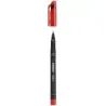 Stabilo OHPen Rotulador Permanente - Punta Superfina - Trazo de 0.4mm - Agarre Antideslizante - Tapon Ventilado - Color Rojo | A