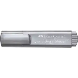 Faber-Castell Textliner 46 Metallic Marcador Fluorescente - Punta Biselada - Trazo entre 1mm y 5mm - Tinta con Base de Agua - Co