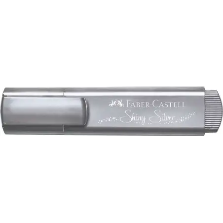 Faber-Castell Textliner 46 Metallic Marcador Fluorescente - Punta Biselada - Trazo entre 1mm y 5mm - Tinta con Base de Agua - Co