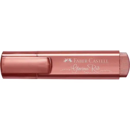 Faber-Castell Textliner 46 Metallic Marcador Fluorescente - Punta Biselada - Trazo entre 1mm y 5mm - Tinta con Base de Agua - Co