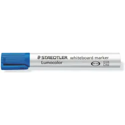 Staedtler Lumocolor 351 Marcador para Pizarra Blanca - Punta Biselada 2 - 5mm Aprox - Secado Rapido - Color Azul | Ahorro Imprim