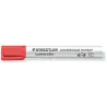 Staedtler Lumocolor 351 Rotulador para Pizarra - Punta Redonda - Trazo 2mm - Capuchon con Clip - Color Rojo | Ahorro Imprimiendo