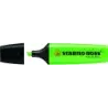 Stabilo Boss 70 Rotulador Marcador Fluorescente - Trazo entre 2 y 5mm - Recargable - Tinta con Base de Agua - Color Verde Fluore