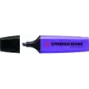 Stabilo Boss 70 Rotulador Marcador Fluorescente - Trazo entre 2 y 5mm - Recargable - Tinta con Base de Agua - Color Violeta Fluo