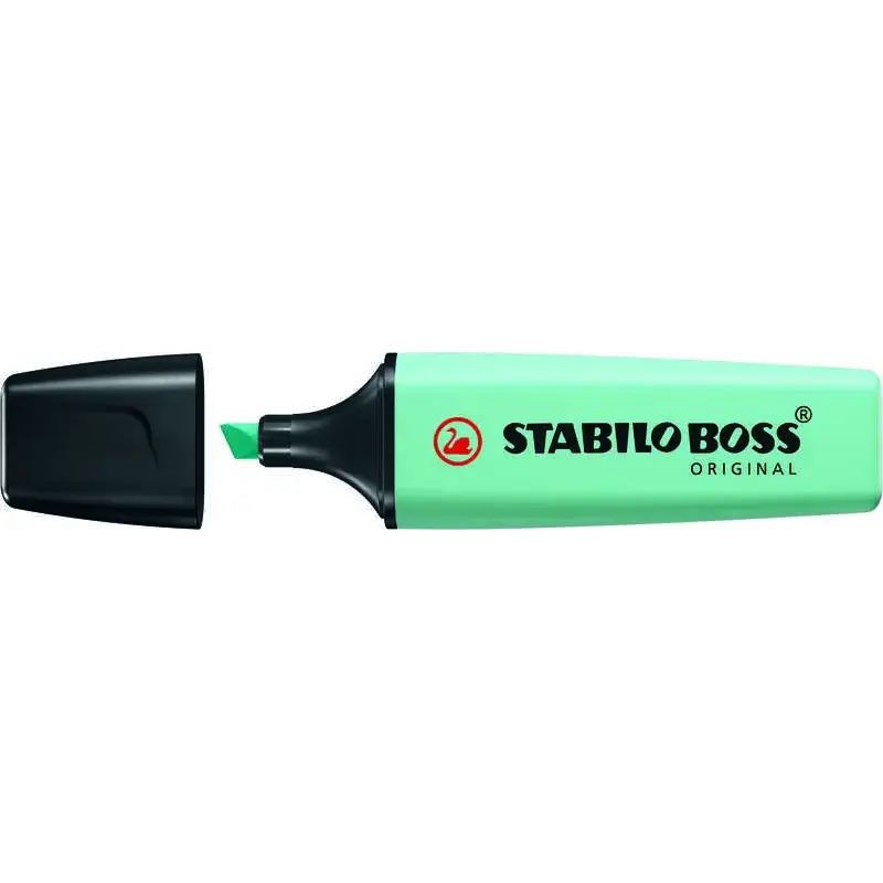 Stabilo Boss 70 Pastel Rotulador Marcador Fluorescente - Trazo entre 2 y 5mm - Recargable - Tinta con Base de Agua - Color Toque