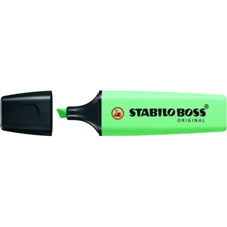 Stabilo Boss 70 Pastel Rotulador Marcador Fluorescente - Trazo entre 2 y 5mm - Recargable - Tinta con Base de Agua - Color Pizca