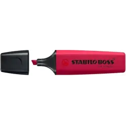 Stabilo Boss Naturecolors Wildflower Edition Marcador Fluorescente - Trazo entre 2 y 5mm - Tinta con Base de Agua - Color Rojo B