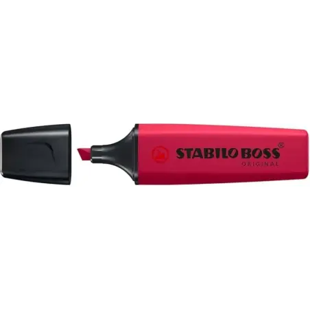 Stabilo Boss Naturecolors Wildflower Edition Marcador Fluorescente - Trazo entre 2 y 5mm - Tinta con Base de Agua - Color Rojo B
