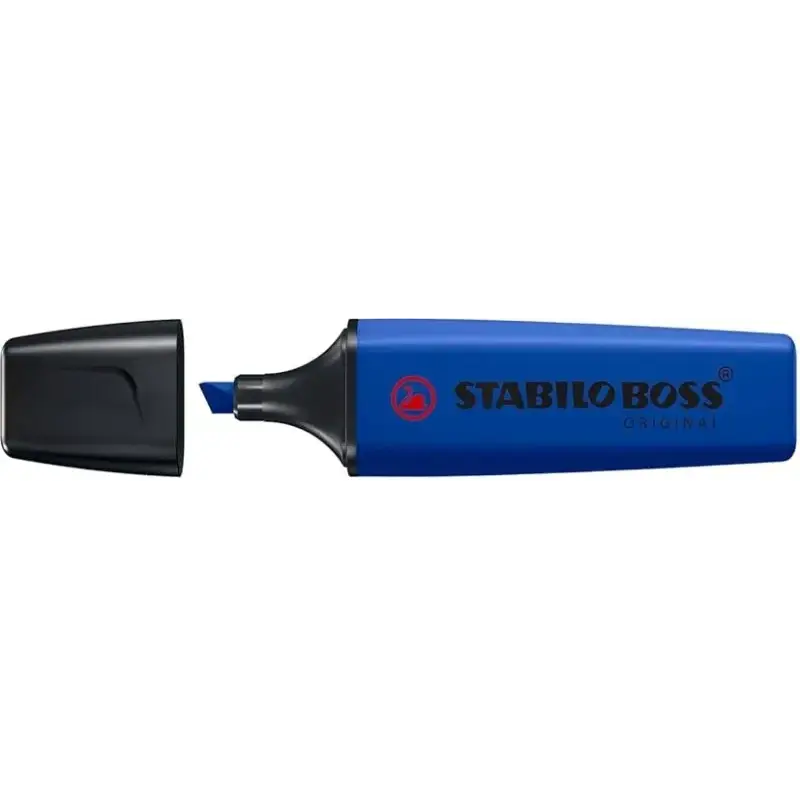 Stabilo Boss Naturecolors Wildflower Edition Marcador Fluorescente - Trazo entre 2 y 5mm - Tinta con Base de Agua - Color Azul M