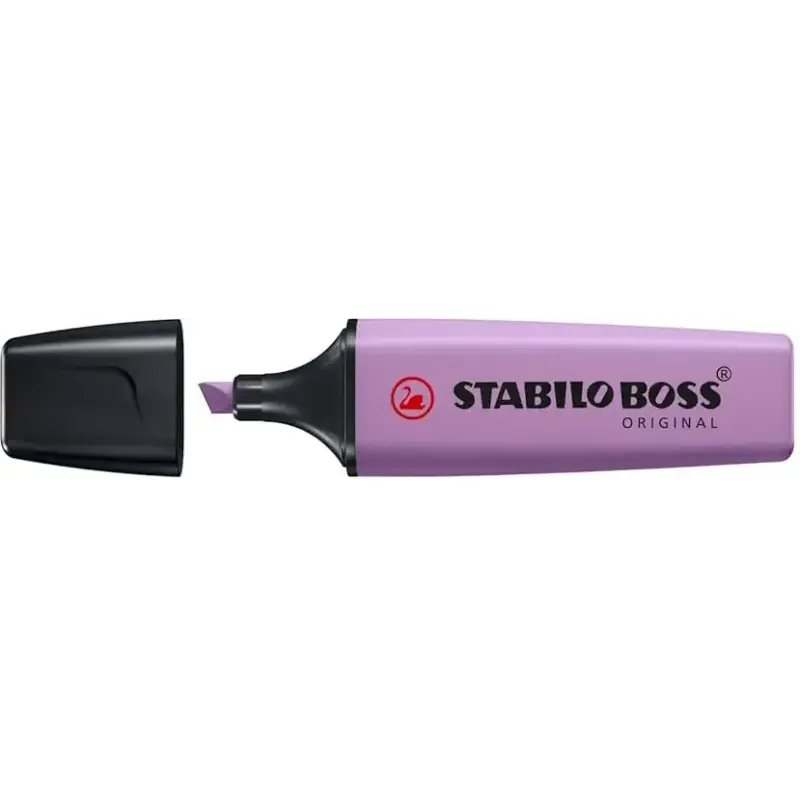Stabilo Boss Naturecolors Wildflower Edition Marcador Fluorescente - Trazo entre 2 y 5mm - Tinta con Base de Agua - Color Lila G