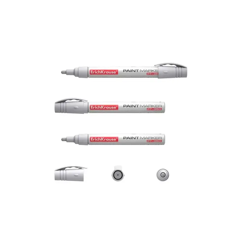 Erichkrause PT-350 Marcador de Pintura - Punta en Forma de Bala - Trazo de 1.5-2.5mm - Sistema de Suministro de Tinta de Valvula
