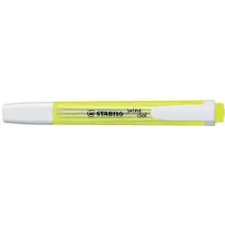 Stabilo Swing Cool Marcador Fluorescente - Cuerpo Plano - Punta Biselada - Trazo entre 1 y 4mm - Tinta con Base de Agua - Antise