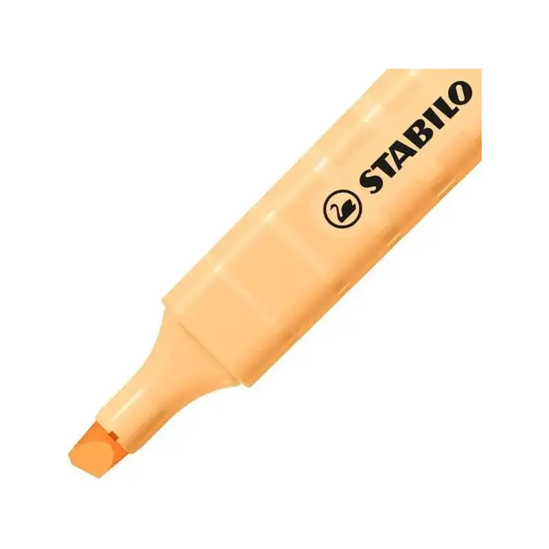 Stabilo Swing Cool Pastel Marcador Fluorescente - Cuerpo Plano - Punta Biselada - Trazo entre 1 y 4mm - Tinta con Base de Agua -