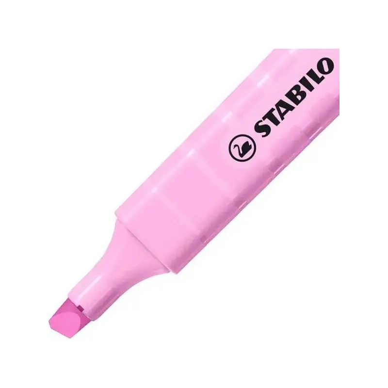 Stabilo Swing Cool Pastel Marcador Fluorescente - Cuerpo Plano - Punta Biselada - Trazo entre 1 y 4mm - Tinta con Base de Agua -