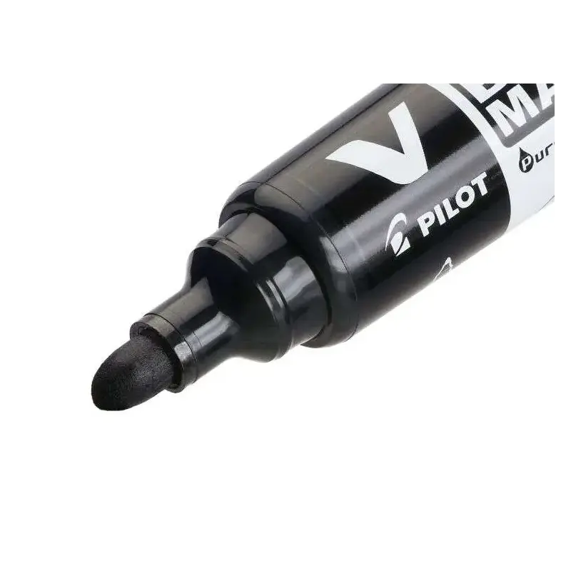 Pilot V-Board Master Begreen Rotulador para Pizarra Blanca - Punta Redonda 6mm - Trazo 2.3mm - 91% Plastico Reciclado - Recargab