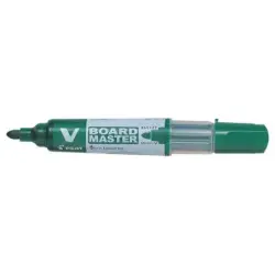 Pilot V-Board Master Begreen Rotulador para Pizarra Blanca - Punta Redonda 6mm - Trazo 2.3mm - 91% Plastico Reciclado - Recargab