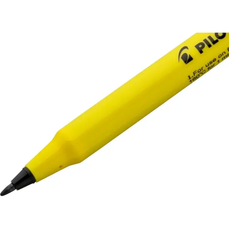 Pilot Permawash Rotulador Permanente para Textil - Punta de 2mm - Color Negro | Ahorro Imprimiendo