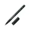 Staedtler Lumocolor 318 Rotulador Permanente - Punta Fina Redonda - Trazo 0.6mm - Capuchon con Clip - Secado Rapido - Color Negr