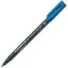 Staedtler Lumocolor 317 Rotulador Permanente - Punta Media Redonda - Trazo 1mm Aprox - Capuchon con Clip - Secado Rapido - Color