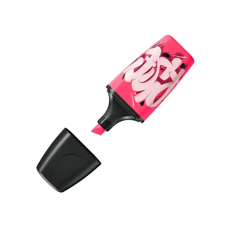 Stabilo Boss Mini by Snooze One Mini Marcador Fluorescente - Trazo entre 2 y 5mm - Tinta con Base de Agua - Antisecado - Color R