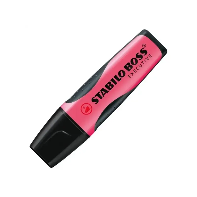 Stabilo Boss Executive Marcador Fluorescente - Zona de Agarre - Trazo entre 2 y 5mm - Recargable - Tinta con Base de Agua - Colo