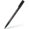 Staedtler Lumocolor Permanent 313 Rotulador Permanente de Punta Fina - Trazo 0.4mm - Secado Rapido - Color Negro | Ahorro Imprim