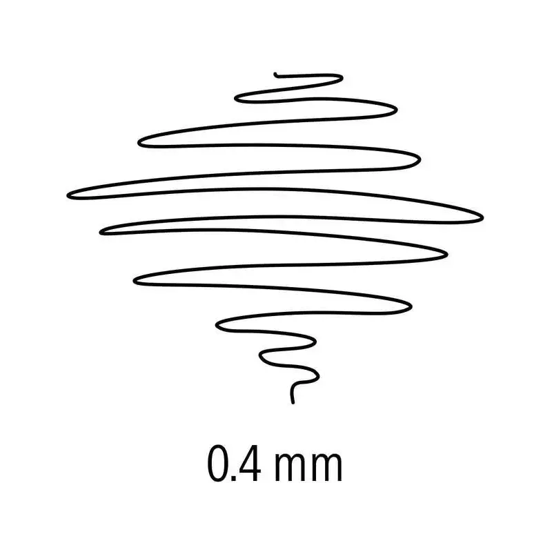 Staedtler Lumocolor Permanent 313 Rotulador Permanente de Punta Fina - Trazo 0.4mm - Secado Rapido - Color Negro | Ahorro Imprim