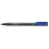 Staedtler Lumocolor Permanent 313 Rotulador Permanente de Punta Fina - Trazo 0.4mm Aprox - Secado Rapido - Color Azul | Ahorro I