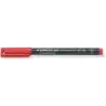 Staedtler Lumocolor Permanent 313 Rotulador Permanente de Punta Fina - Trazo 0.4mm Aprox - Secado Rapido - Color Rojo | Ahorro I