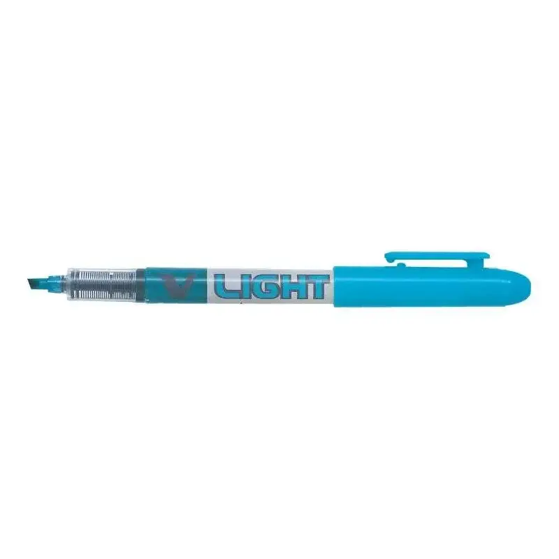 Pilot Rotulador Marcador V-Light - Punta Biselada 3.60mm - Trazo de 3.30mm - Color Azul | Ahorro Imprimiendo