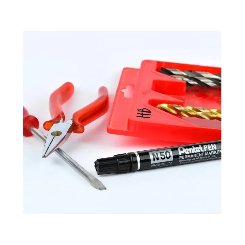 Pentel Pen N50 Rotulador Permanente - Punta de 4.3mm - Resistente a Agua y Luz - Color Negro | Ahorro Imprimiendo