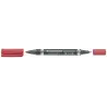Staedtler Lumocolor 348 Rotulador Permanente de Doble Punta - Secado Rapido - Color Rojo | Ahorro Imprimiendo