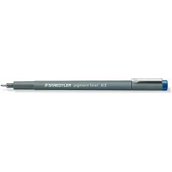 Staedtler Pigment Liner 308 Rotulador Calibrado - Trazo 0.3mm - Secado Rapido - Color Azul | Ahorro Imprimiendo